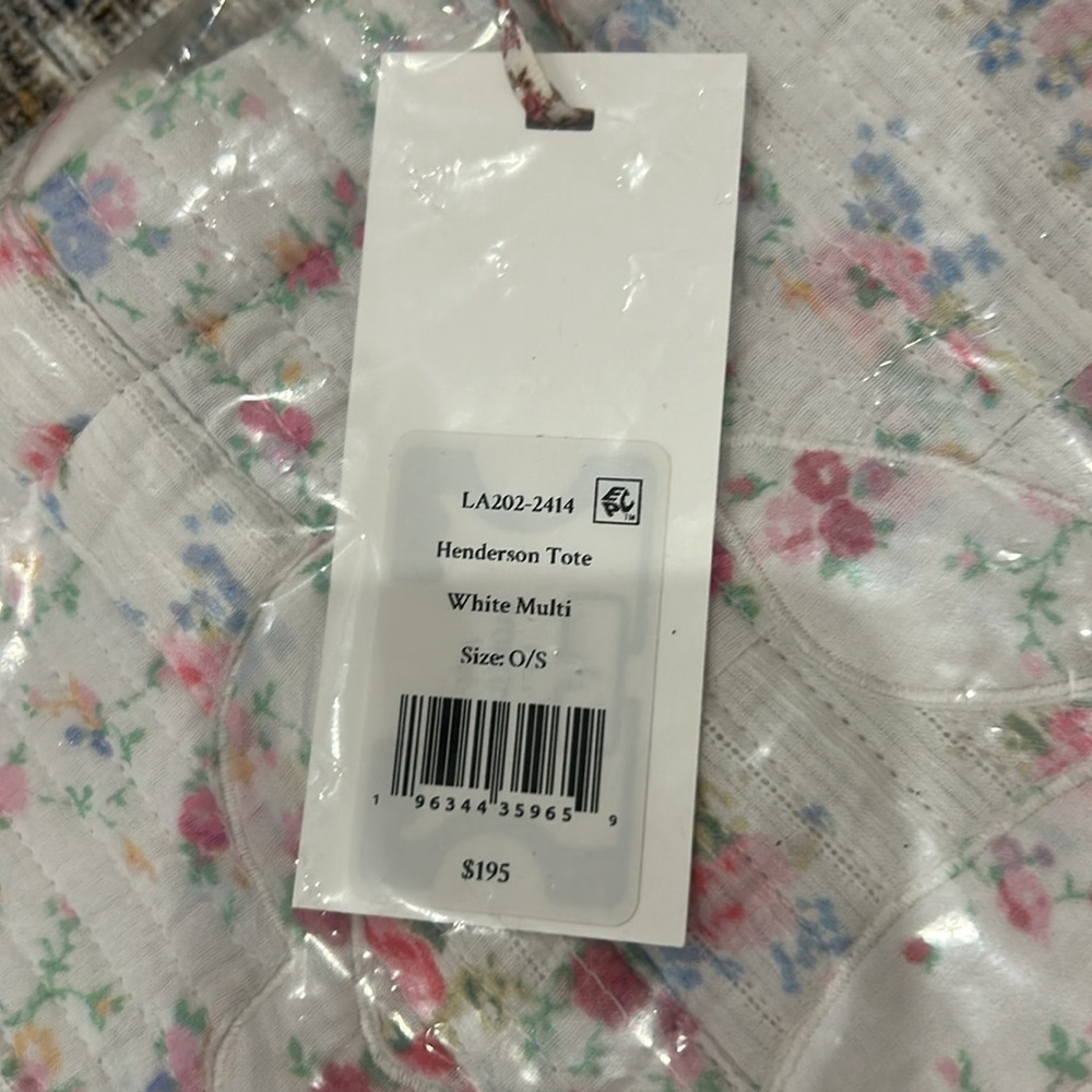 Henderson Cotton Floral Tote LoveShackFancy NWT - Picture 3 of 4